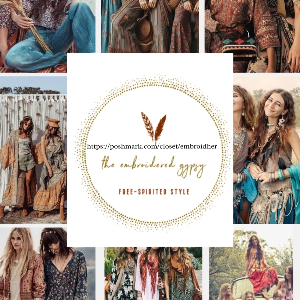 THE EMBROIDERED GYPSY • @embroidher•NEW BOHO CLOSET NOW OPEN